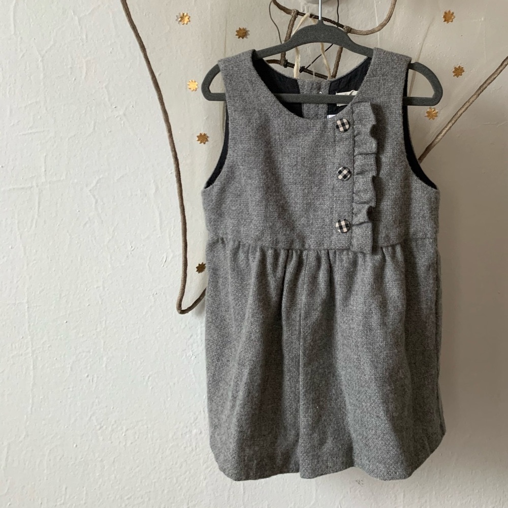 Zara skort dressy grey ruffled kids 3-4 yrs
